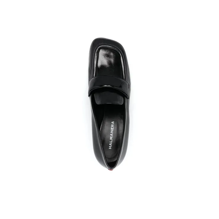 HALMANERA Dani 55mm Leather Loafers-2