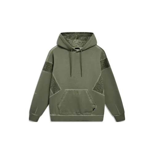 LiNing Sweatshirts Unisex Military Sail Green