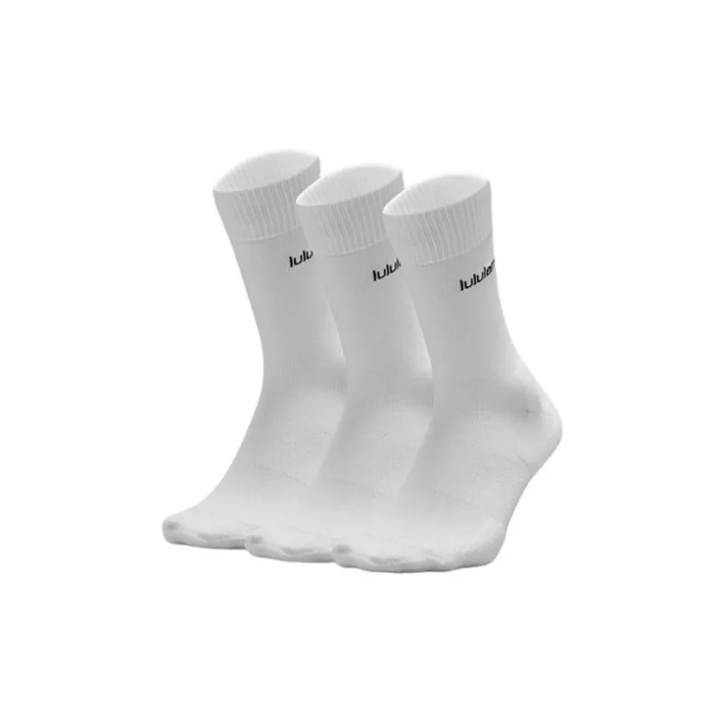 Lululemon Daily Stride Mid-Calf Socks Men's 3 Pack-0