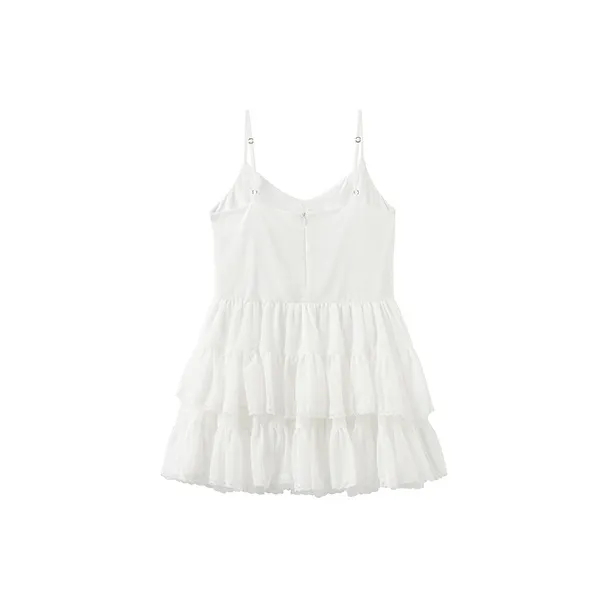 CUBIC Slip Dresses Women's White-1