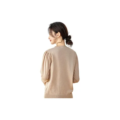 Love Elaine Knitwear Women's Khaki