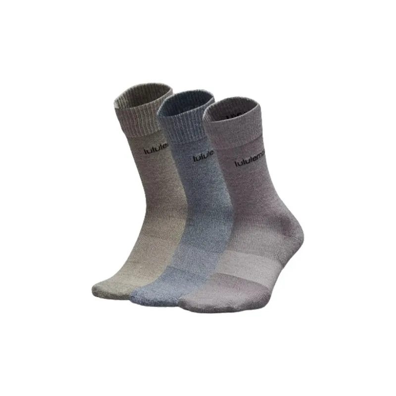 Lululemon Daily Stride Mid-Calf Socks Men's 3 Pack-2