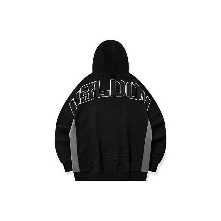 QIAODAN Jacket Men's Black Slate Gray-1