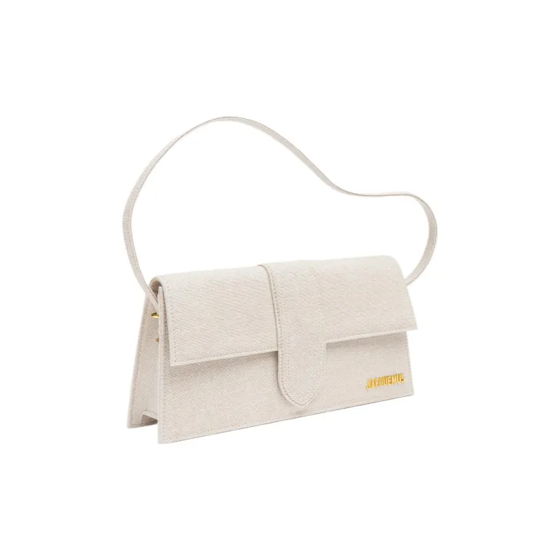 Jacquemus Le Bambino Long Flap Bag Light Greige-2