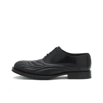 Lanvin Medley Richelieu Leather Oxford Shoes