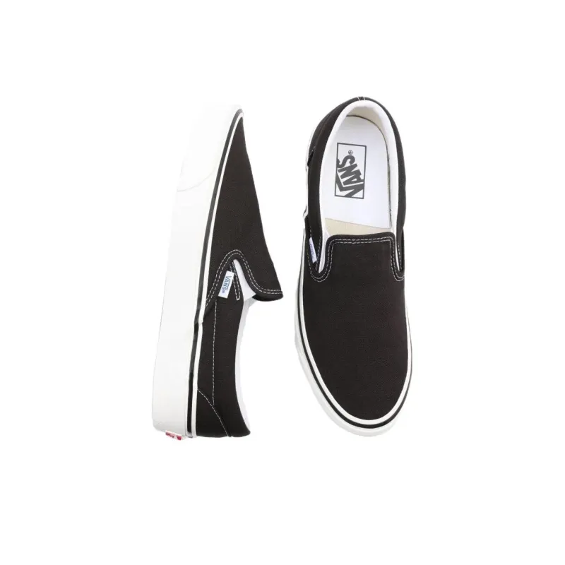 Vans Classic Slip On 98 Dx Anaheim Factory Og Black White-3