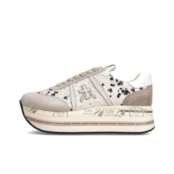 PREMIATA Low-Top Casual Shoes Women's Gray Brown