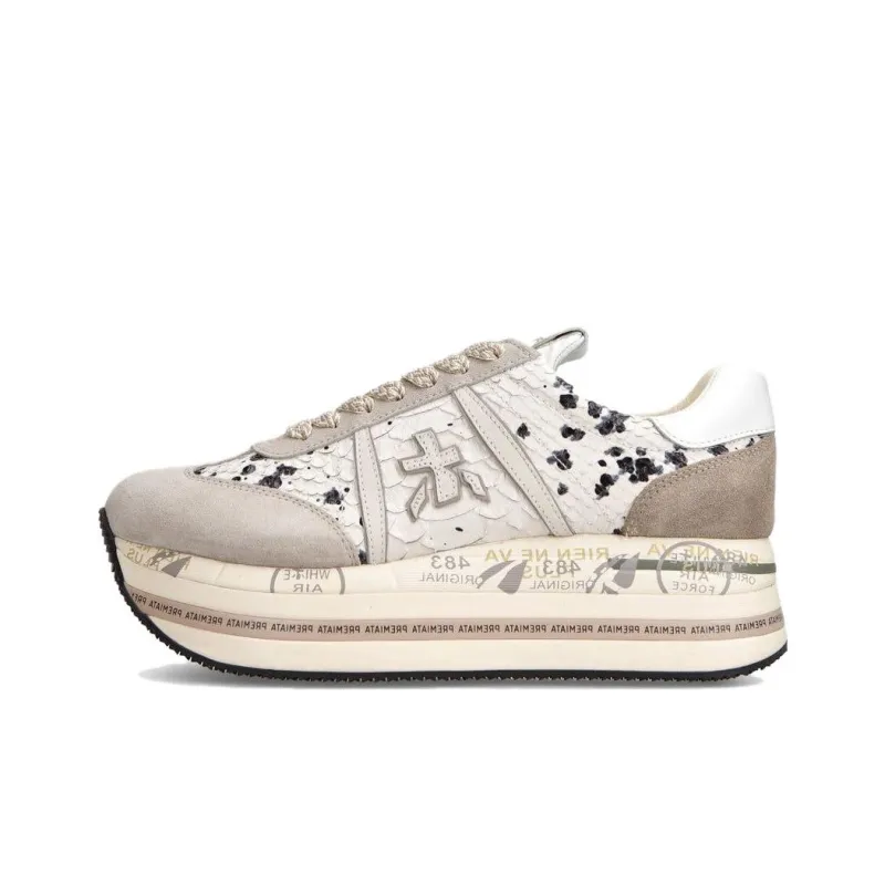 PREMIATA Low-Top Casual Shoes Women's Gray Brown-0