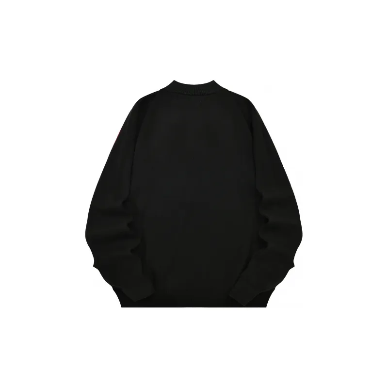 ZMOH Plain Net Series Sweaters Unisex-10