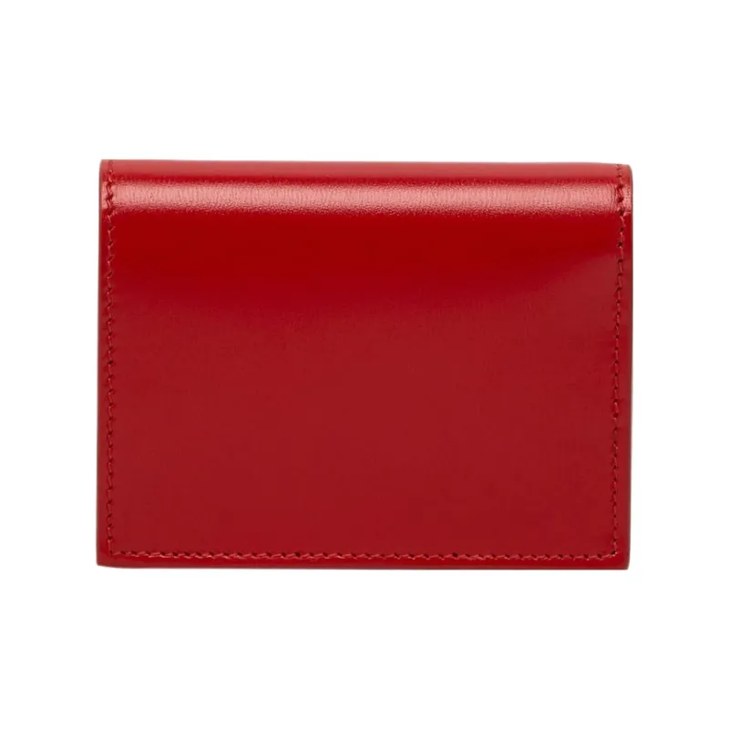 Ferragamo Gancini Compact Wallet Red-2