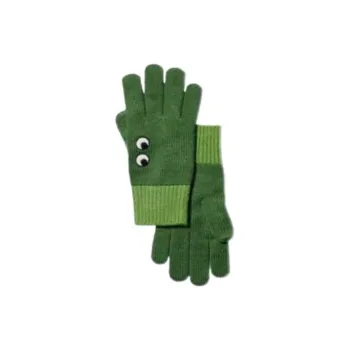 UNIQLO Knit Gloves Unisex Green