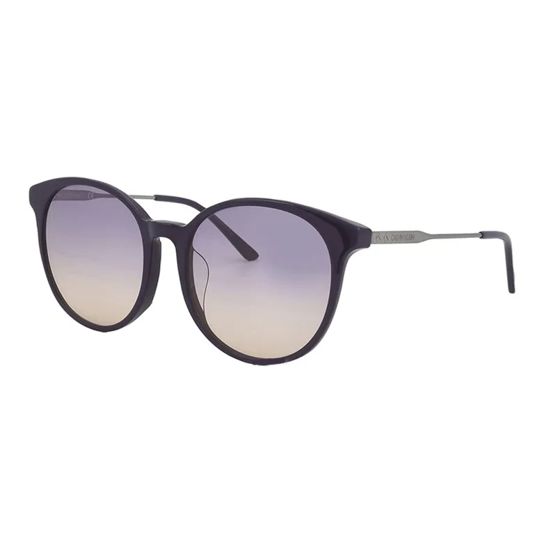 CK/Calvin Klein Irregular Shape Sunglasses Women's Black-1