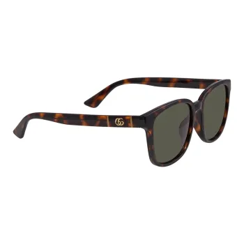 GUCCI Plastic Square Sunglasses Men's Tortoiseshell