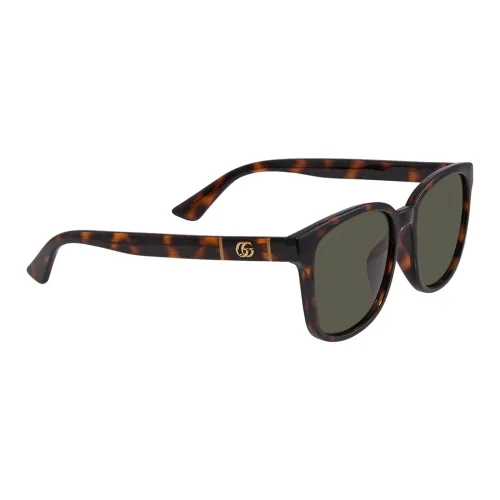 GUCCI Plastic Square Sunglasses Men's Tortoiseshell