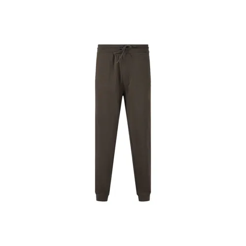 HUGO BOSS Knitted Sweatpants Men Dark Green