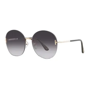 TOM FORD Metal Round Sunglasses Women's Gold