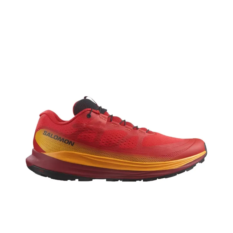 SALOMON Ultra Glide 2 Cushioning Low Top Running Shoes Men's Red Orange-1