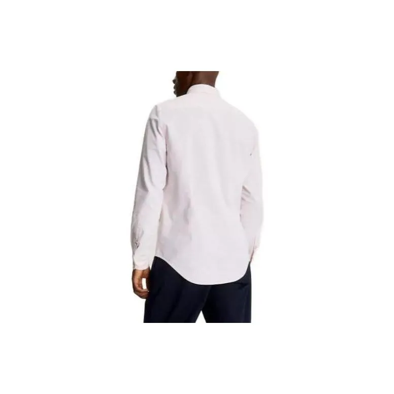 Tommy Hilfiger FW23 Slim Fit Oxford Shirt Shirts Shirt Men's Pink-1
