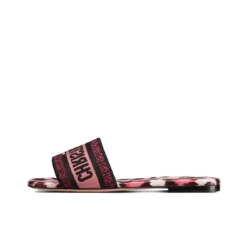 DIOR Dway Rubber Sole Slide Slippers Women's Red