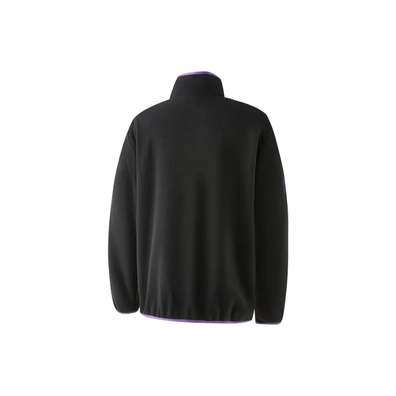 NBA Stand Collar Jacket Unisex Black-1