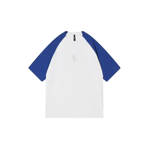 QIAODAN Dry T-Shirts Men Jordan White Ribbon Blue