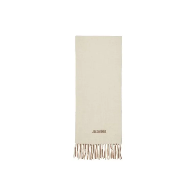 Jacquemus Knit Scarves Women's Beige-0