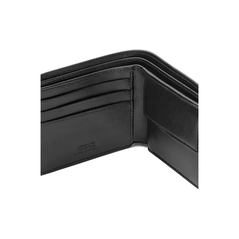 FANSIZHE Barocco Polyamide Wallet Men's Black-3