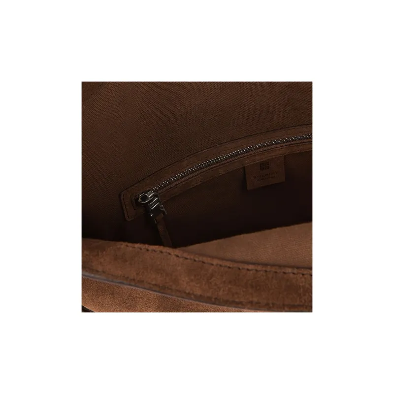 Givenchy Voyou Calfskin Handbag, Shoulder Bag Women's Walnut & Brown-3