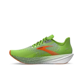 Brooks Hyperion Max Green Gecko Red Orange