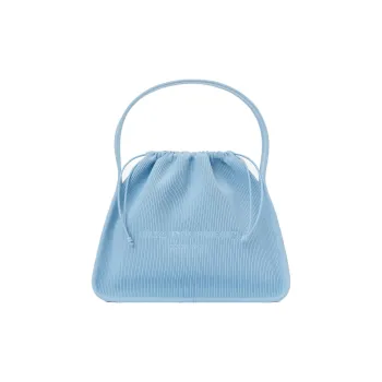 Alexander Wang Ryan Polyester Handbag Tubas Women's Blue Fabric