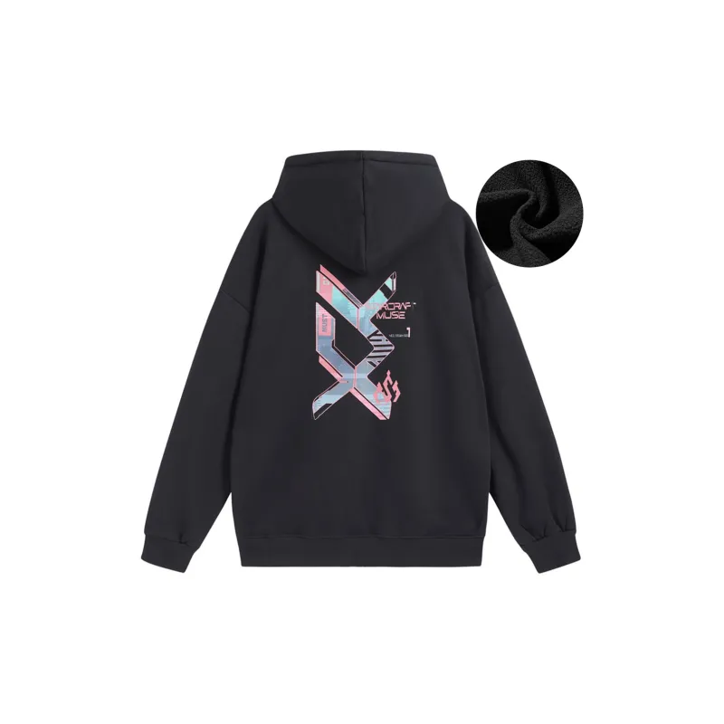 XINGJIZHE Loose Fit Hooded Coat Cardigan Sweatshirt Unisex-18