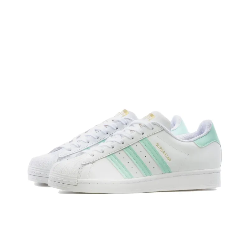 Adidas Superstar White Clear Mint-1