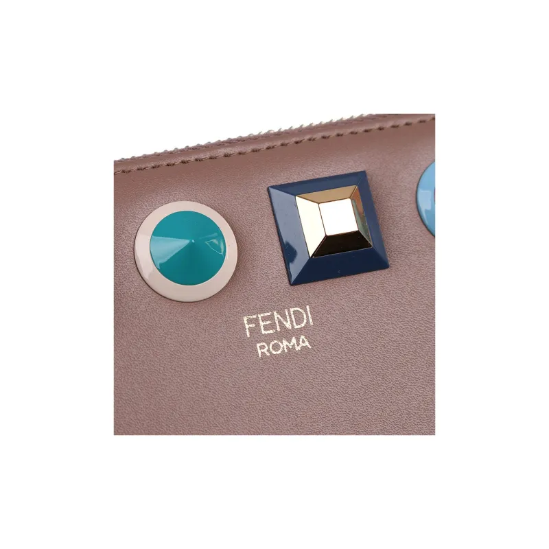 FENDI Leather Wallet Women's Pink-3
