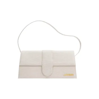 Jacquemus Le Bambino Long Flap Bag Light Greige