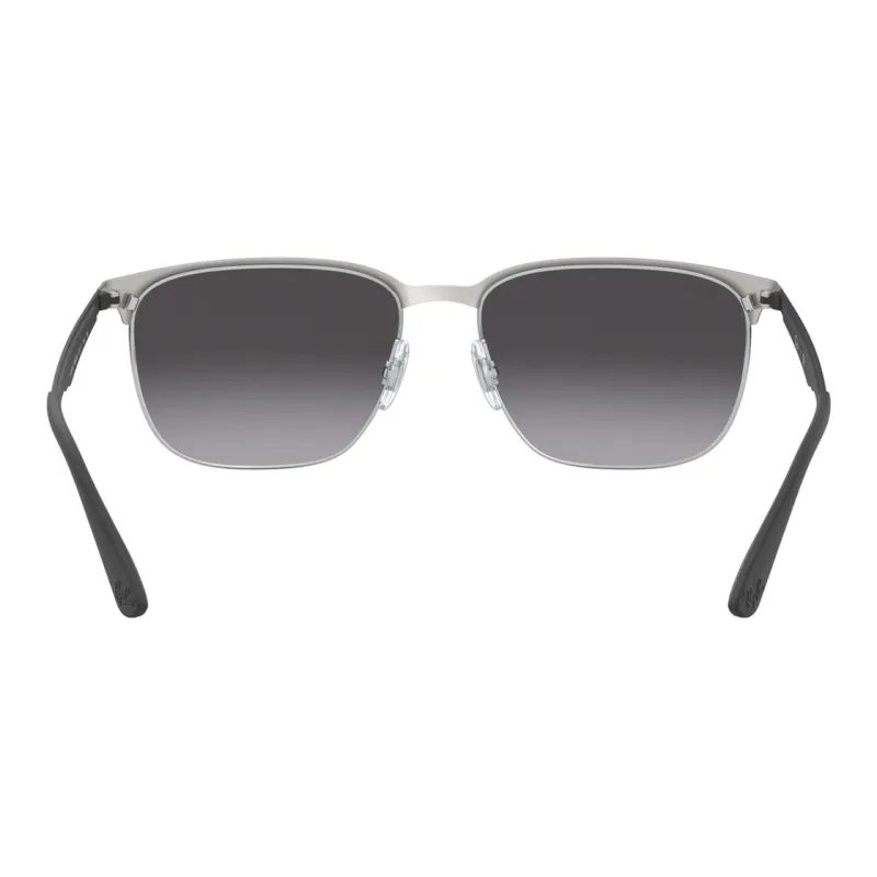 RayBan Metal Plastic Rectangular Sunglasses Unisex Black-2