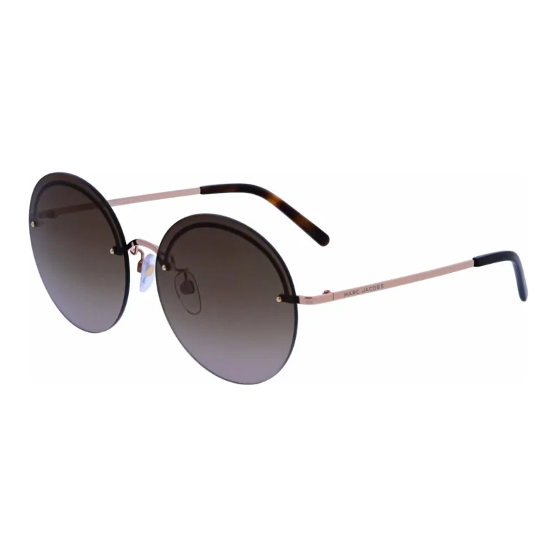MARC JACOBS Irregular Shape Sunglasses Unisex Rose Gold-1