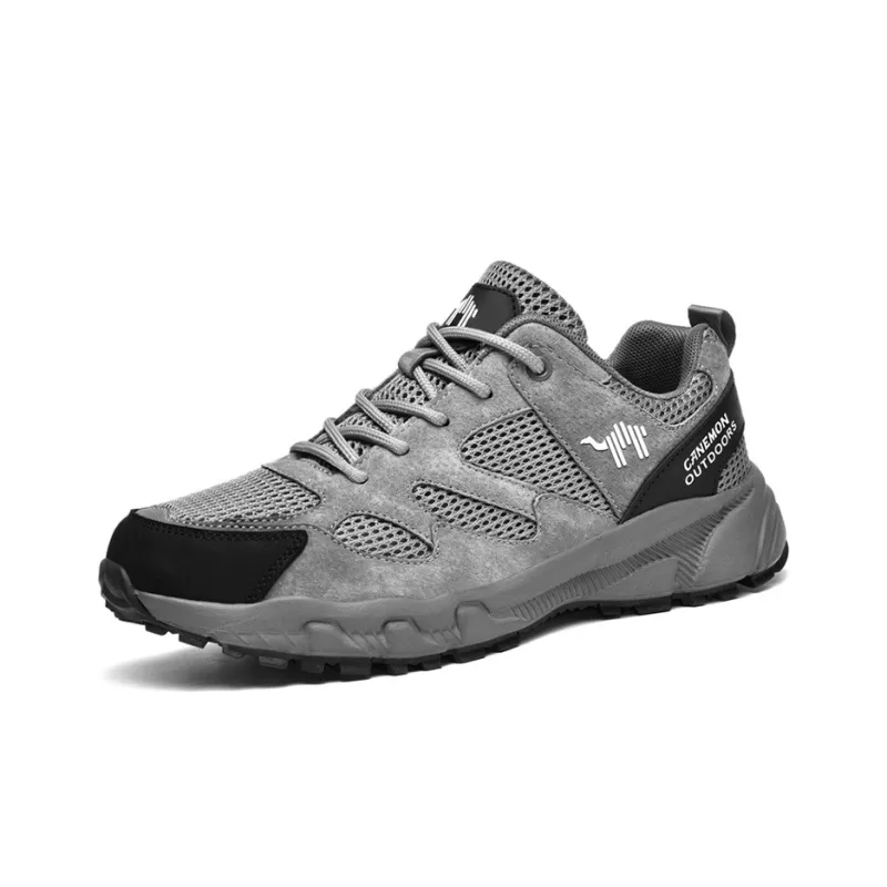 Pilot the camel Outdoor Shoes Men Low Top Beige/Gray-1