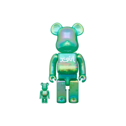 BE@RBRICK X-Girl Clear Green