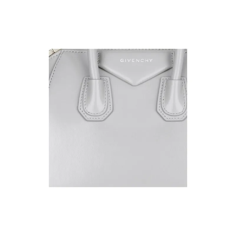 Givenchy Antigona Cow Leather Shoulder Bag, Crossbody Bag, Handbag Mini Women's Gray-3