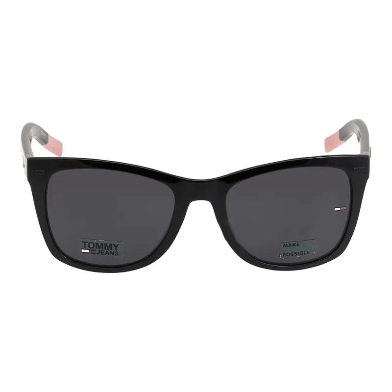 Tommy Hilfiger Plastic Oval Sunglasses Unisex Black-1