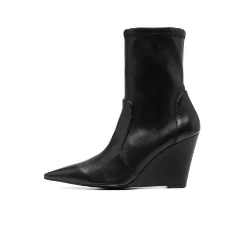 stuart weitzman 90mm Pointed-toe Wedge Boots