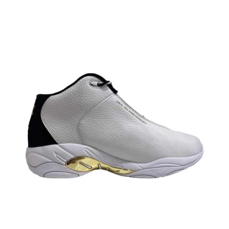 AND1 Taichi Cushioning Wear-Resistant Low-Top Basketball Shoes Men's Black White-1
