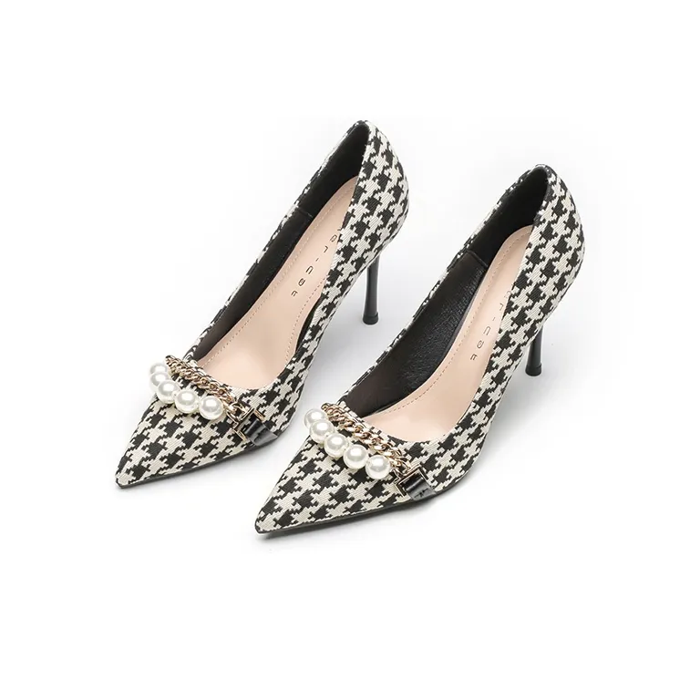 Ainer-cat Slim Heel High Heels 7cm Women's-2