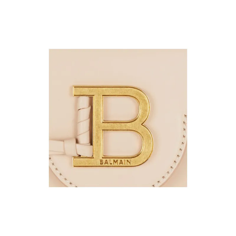 BALMAIN B Buzz Logo Plaque Foldover Top Mini Tote Bag-5
