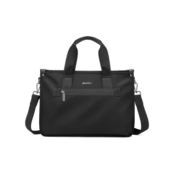 MashaLanti Nylon Fabric Briefcases Large Size Men's Black