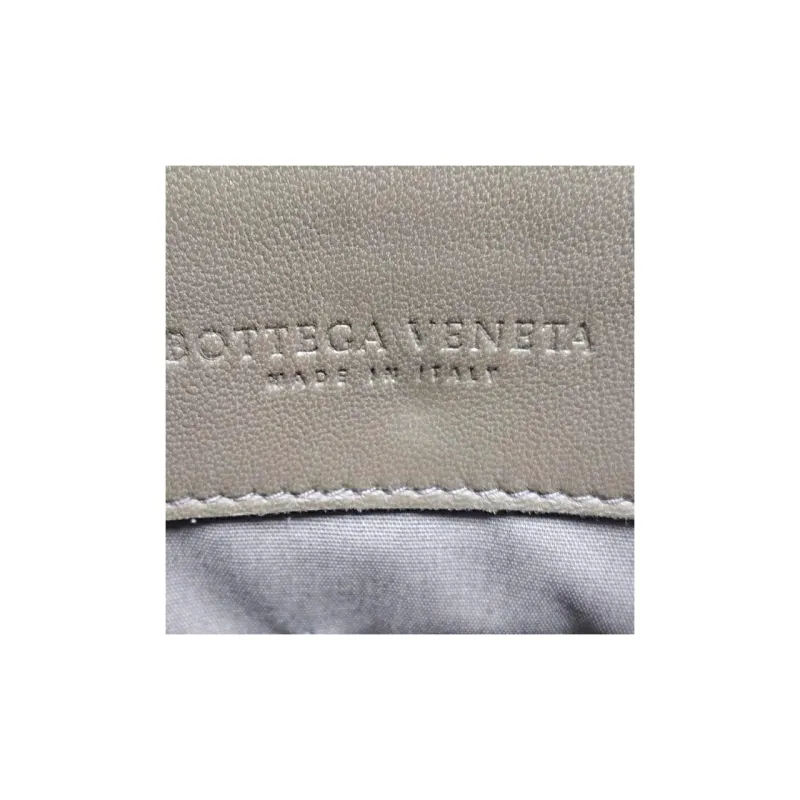 Bottega Veneta Leather Patchwork Calfskin Clutch Women's Brown & Beige & Multicolor-4