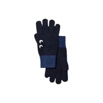 UNIQLO Knit Gloves Unisex Navy Blue