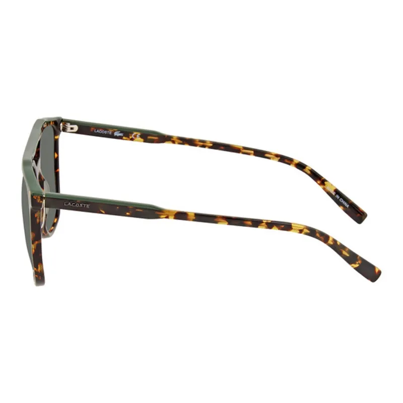 LACOSTE Acetate Rectangular Sunglasses Unisex Tortoiseshell-2