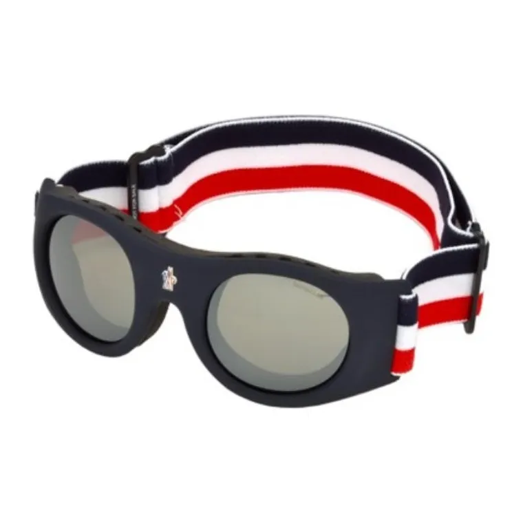 Moncler Plastic Oval Sunglasses Unisex Black-0