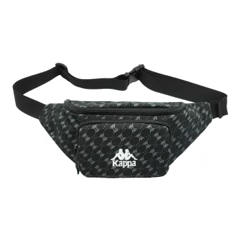 Kappa Polyester Sling Bag, One Shoulder, Crossbody, Fanny Pack Regular Men's Black All Over Print